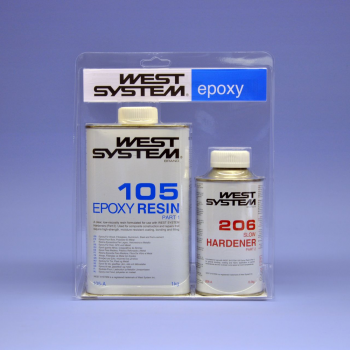 West System A-Pack Epoxy-Harz 105/Härter 206