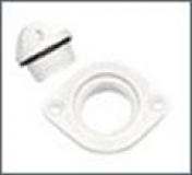 Polyamid-Borddurchlaesse, oval,mit Dichtungsring + Loecher