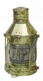 Ankerlampe, Messing, Petroleumbrenner, H: 32cm, Dm: 15cm