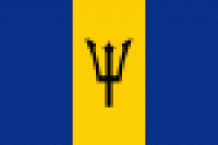 Flagge 30 x 45 cm BARBADOS