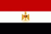 Flagge 30 x 45 cm ÄGYPTEN