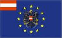 Flagge 20 x 30 cm EUROPA mit ÖSTERREICH Flagge