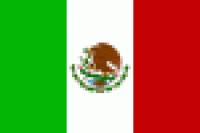 Flagge 20 x 30 cm MEXIKO