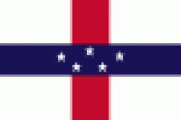 Flagge 20 x 30 cm NIEDERLÄNDISCHE ANTILLEN