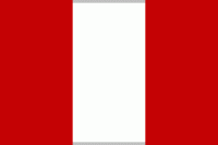 Flagge 20 x 30 cm PERU