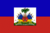 Flagge 20 x 30 cm HAITI