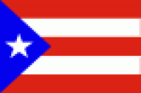 Flagge 20 x 30 cm PUERTO RICO
