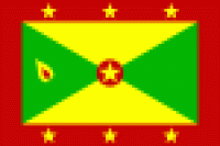 Flagge 20 x 30 cm GRENADA