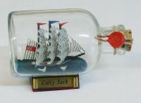Flaschenschiff - Cutty Sark, L: 9cm