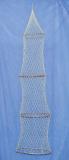 Fischreuse mit 4 Ringen, L: 135cm