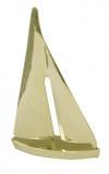 Segel-Yacht, Messing, L: 20cm, H: 31cm