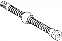 Alum.rohr Mit Gewinde U. Kugel