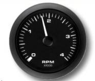 Ampere-anzeiger 60-0-60 Teleflex Amega Domed