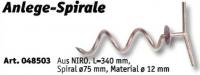 Anlegespirale Niro Gross L=350mm, Materialdiam.12mm