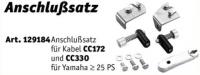Anschlusssatz fuer Kabel CC172/330/633 fuer Yamaha ab 25PS, 2-Ta