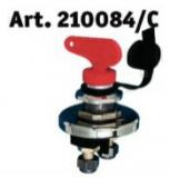 Batterieschalter Messing Verchromt