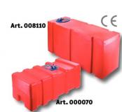 Kunststoff Treibstofftank 102l Mit Flanschplatte 80x40x40cm