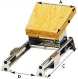 Motorhalterung Niro Klein Stufenfrei Stehend