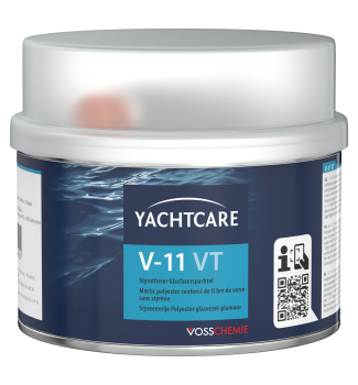 Yachtcare Spatola In Fibra Di Vetro V-11 VT Bicomponente Con Indurente - Resina Per Riparazioni Di Vetroresina, Legno, Auto E Barche
