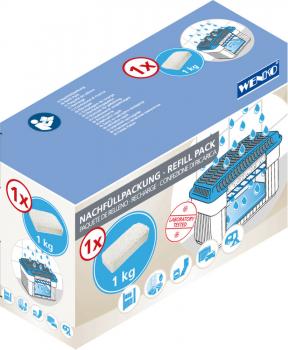 Preview: Wenko Feuchtigkeitskiller  + 1 Kg Nachfüllpack