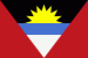 Flagge 40 x 60 cm ANTIGUA