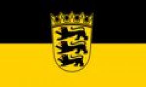 Flagge 20 x 30 cm BADEN-WÜRTTEMBERG