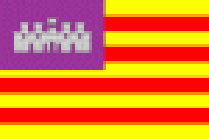 Flagge 20 x 30 cm BALEAREN