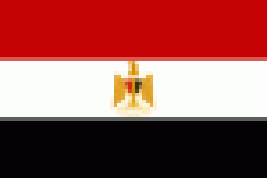 Flagge 20 x 30 cm ÄGYPTEN