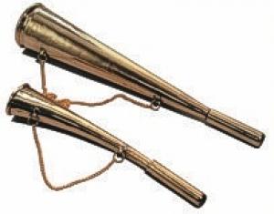 Signalhorn gebogen aus Messing 260mm (VP=2Stueck