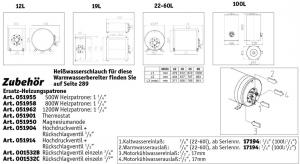 800w-element fuer Allpa-boiler (neues Modell)