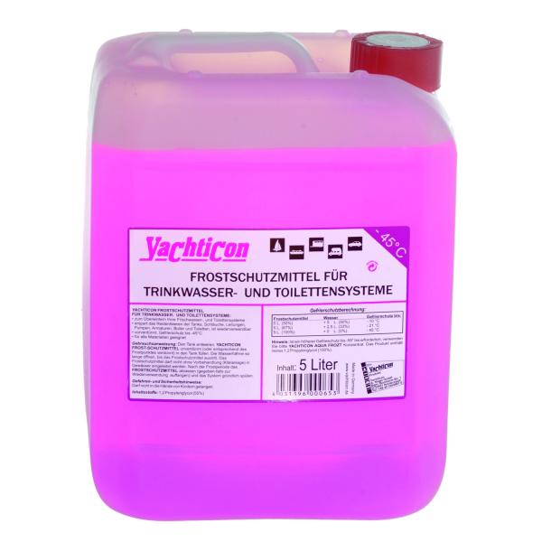 YACHTICON Frostschutzmittel für Trinkwasser- und Toilettensysteme 5 Liter