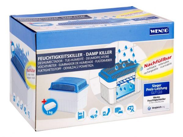 Wenko Feuchtigkeitskiller  + 1 Kg Nachfüllpack